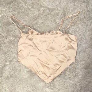 Forever 21 Beige Satin Camisole